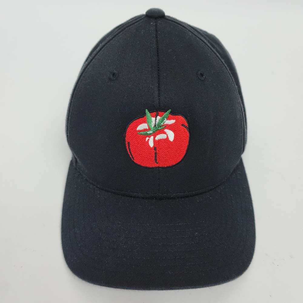 Port Authority Flexfit Vampire Tomato Embroidered Hat Black S/M Baseball Cap